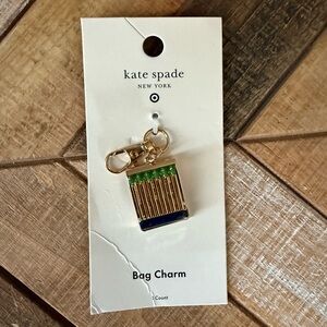 Kate Spade Gold and Green Bag Charm
